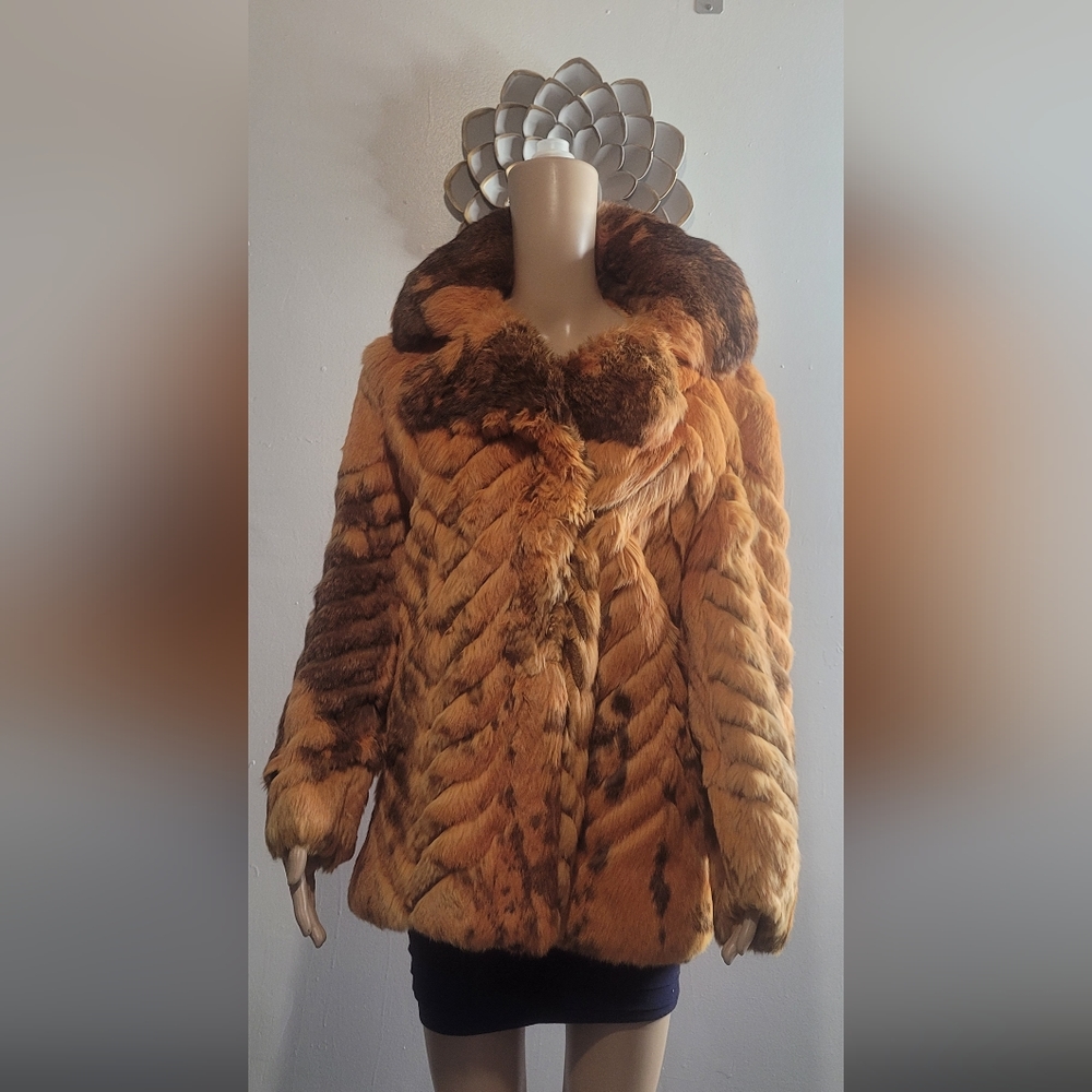 Large Rabbit Fur coat